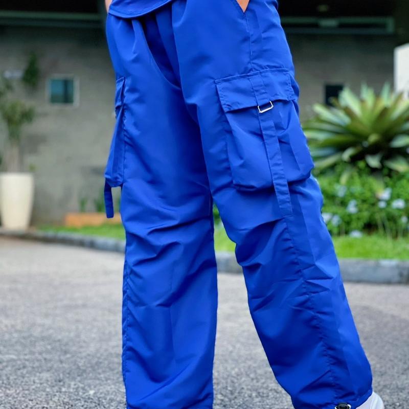 Celana Cargo Harajuku (Celana Saja) 10Warna Lengkap Bahan Parasut Unisex (Pembelian Khusus Hanya Celana Cargo Saja) 5