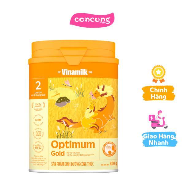 Sữa Vinamilk Optimum Gold 2 800g 6-12 tháng