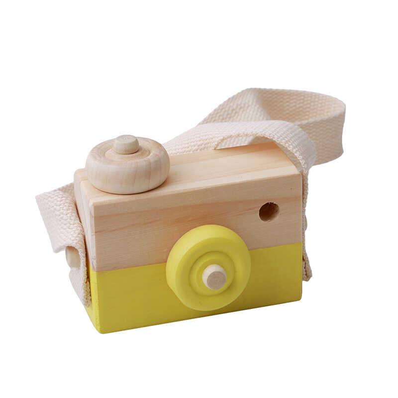 Product Introduction of Mini Cute Wood Camera Safe Natural Toy For Baby Children Fashion Clothing Accessory Toys Birthday Christmas Holiday Gifts ge digicam 20