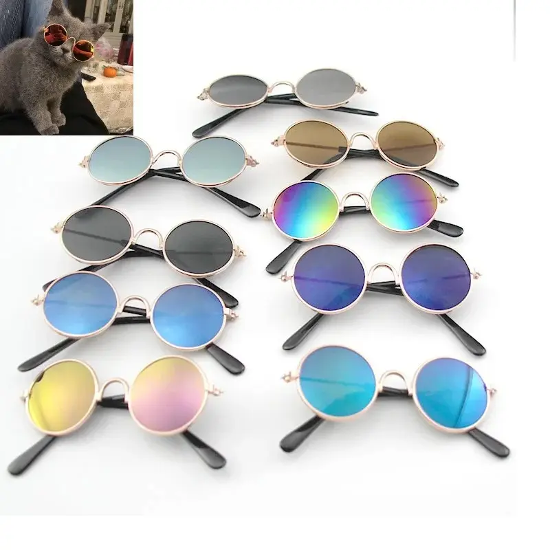 Pet Cat Glasses Dog Pet Product Glasses for Cat Little Dog Toy Eye-Wear Sunglasses Photos Props Pet Cat Accessories Shipping 24h