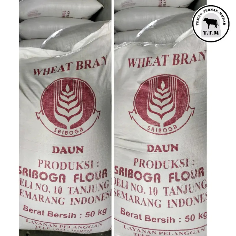 Bran polar sriboga- 3 Kg- bran pakan ayam bebek domba kambing sapi - wheat bran 0