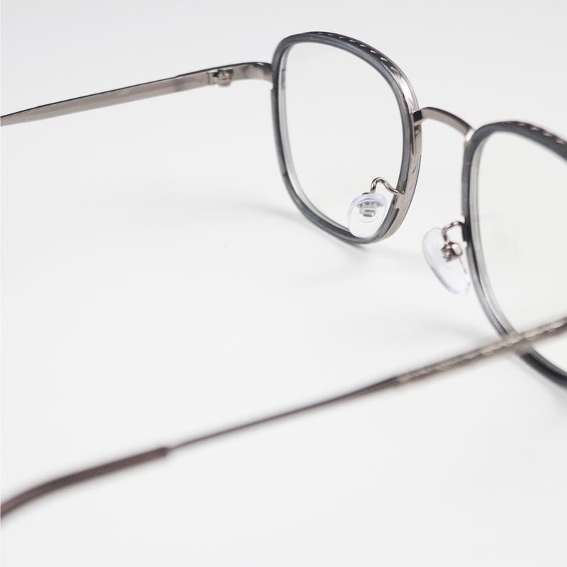 Product Introduction of [Silver] Gọng mắt kính Titanium cao cấp, Vintage Silver hàng nhập Nhật, bảo hành 3 năm, có thể thay mọi loại tròng mắt. Kính Mắt Mắt Kính Tròng Kính Nam DP76 6