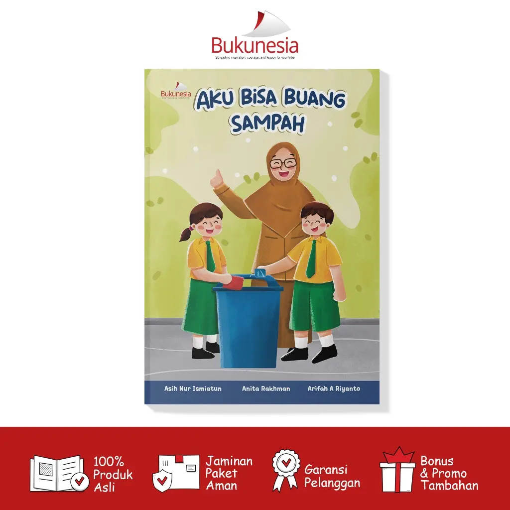 Bukunesia | Aku Bisa Buang Sampah | Media Edukasi Anak Kebersihan Lingkungan