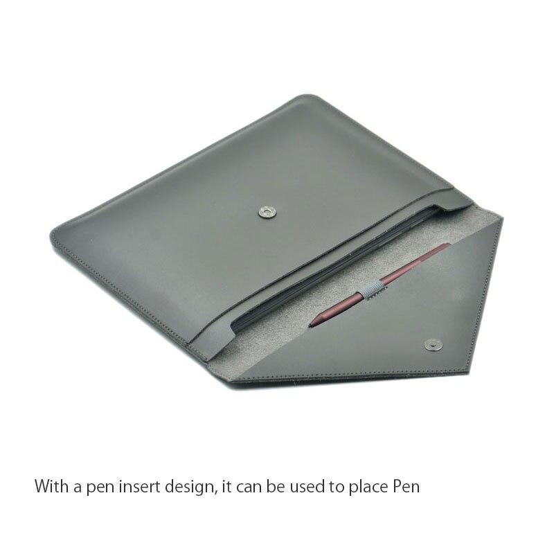 Product Introduction of 13.3 Inch Laptop Bag Case PU Leather Sleeve For M1 M2 MacBook Pro Retina Air 13.6 Dual Pocket Envelope Style Dell HP Pouch 22