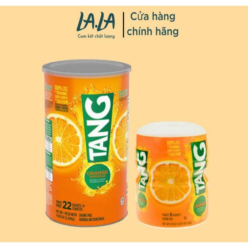 Bột Cam Tang, Bột Pha Nước Hương Cam Mỹ Orange Naranja 566g & 2.04kg