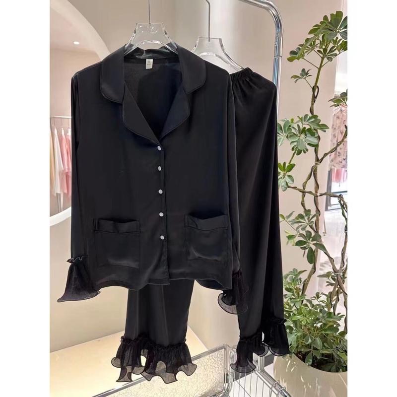 Bộ Pijama Nữ Tiểu Thư sang chảnh Chất lụa QC 5