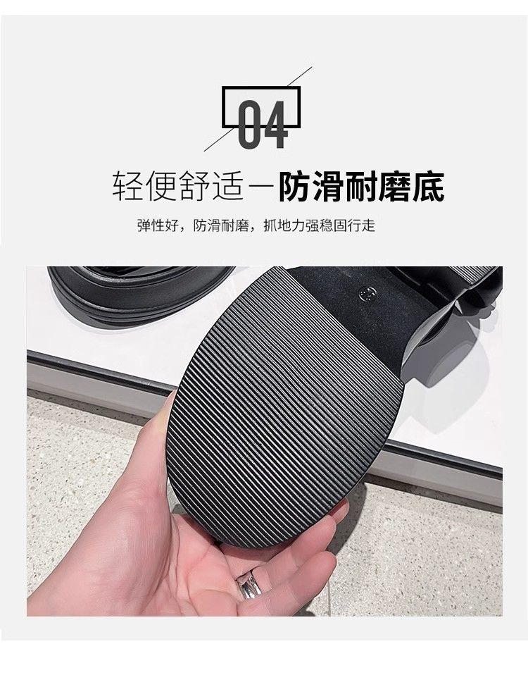 Product Introduction of Lace-Up Mary Jane Chunky Square-Toe Shoes, Comfortable Soft Sole with Anti-Slip Design, Bow Accent, Retro Fashion Footwear That Can Be Paired with Skirts 17