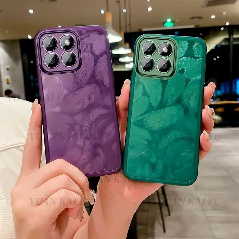Case For Honor 200 Smart 5G Honor200 200Smart 2024 Phone Casing Back Cover Glitter Soft TPU Silicone Pattern Shockproof Camera Lens Protect