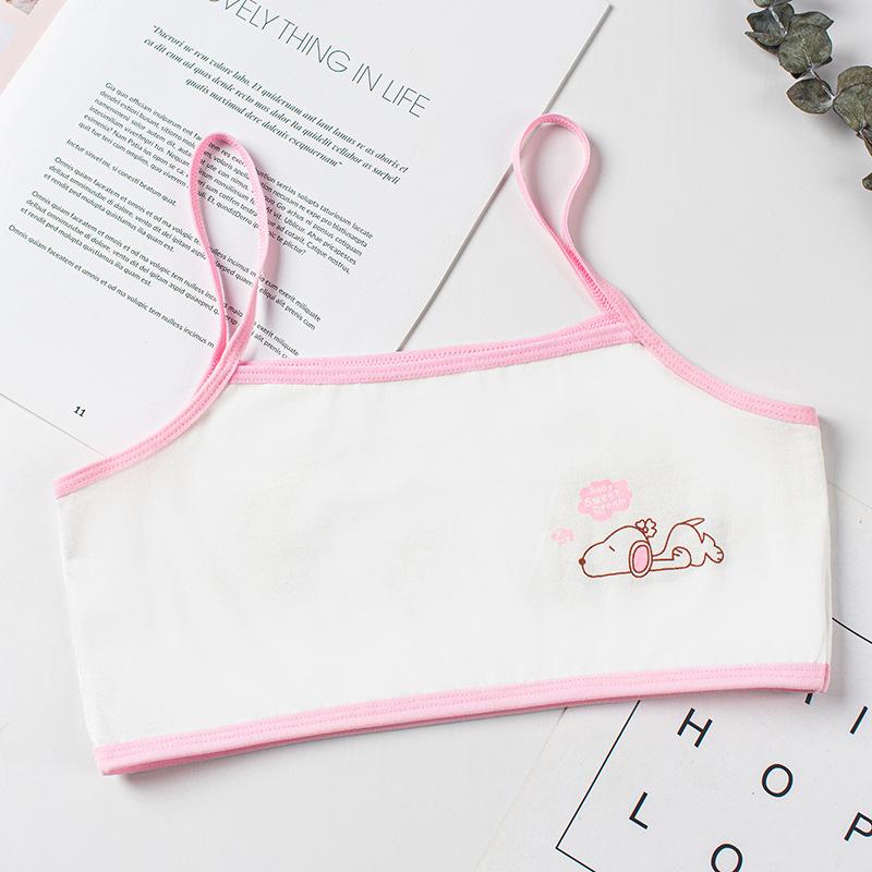 Product Introduction of Girl's Sport Bras Teens Brassiere Kids Underwear Cotton Girls Training Bra Push Up Running Tops 7-16 Years Adolescente 10