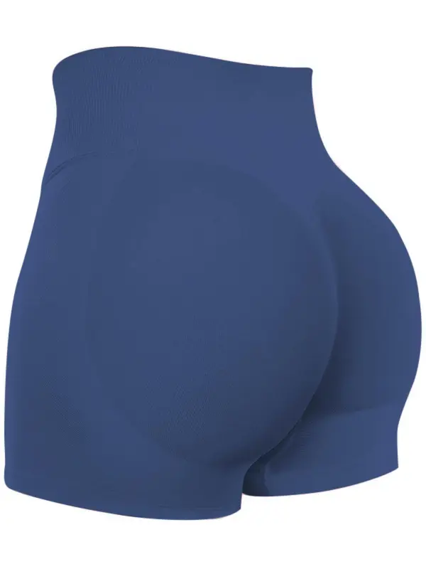 Women's Solid High Waist Gym Shorts, Casual Comfy Breathable Skinny Shorts for Yoga Gym Workout Running, Ladies Sportswear for All Seasons 6