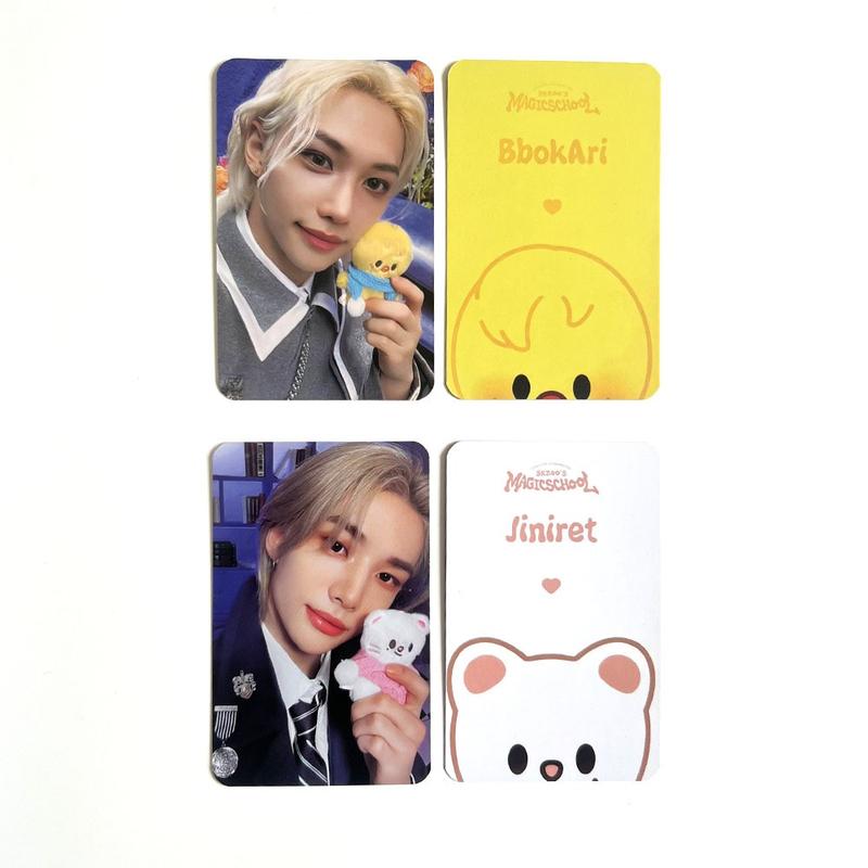 Straykids SKZOO Magicschool Pop Up Store & Cafe PhotoCards LEEKNOW CHANBIN HYUNJIN HAN FELIX SEUNGMIN I.N SKZOO Photo Cards 8 Per Set 6