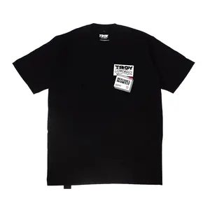 Troy Company Tshirt Black Reissue Manifest - Kaos Pria Lengan Pendek Hitam MT 2101