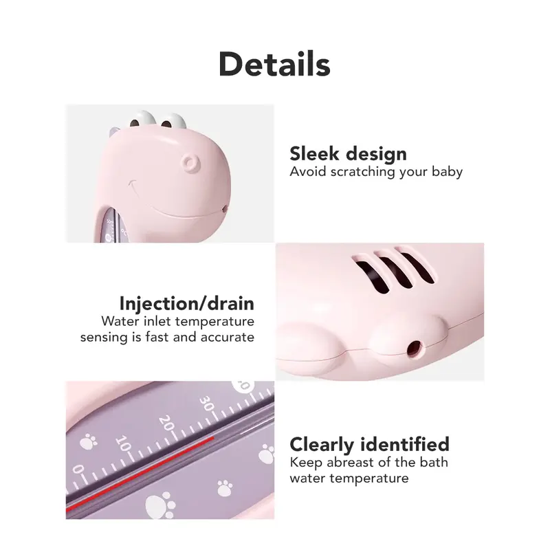 Sakumini Dino Water Thermometer Baby Termometer Suhu Air Mandi Anak Bayi 7