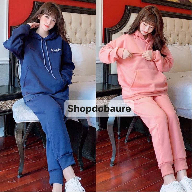  Bộ nỉ bông bầu siêu ấm mùa THU ĐÔNG hàng đẹp Váy Bầu Đầm Bầu BD60 