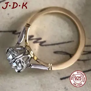 JDK Cincin Wanita Zircon Baru Perak 925 Perhiasan Fashion