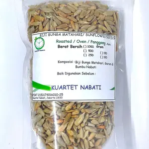 250gr Roasted Sunflower Seeds  - Biji Bunga Matahari Oven - Matang - Panggang -  Rasa Asin Kacang Food