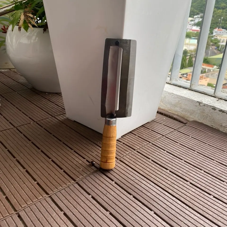 Dao dóc vỏ mía tay trái