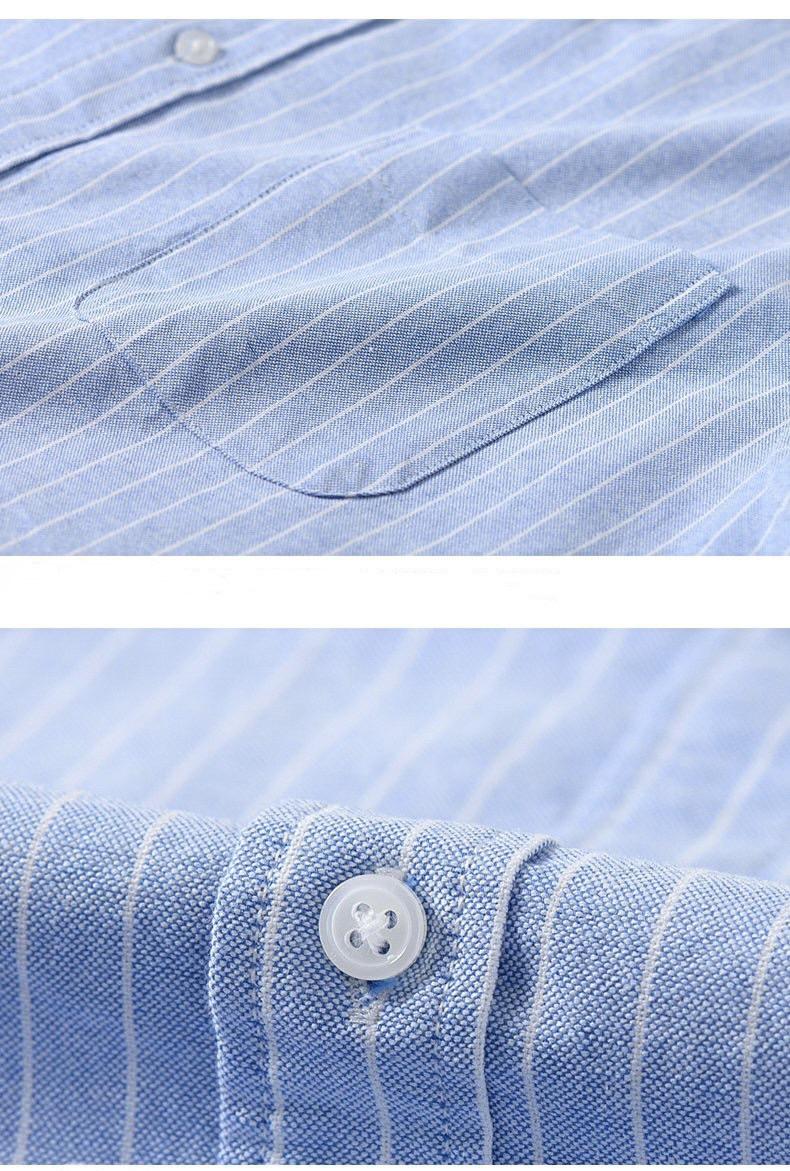 Product Introduction of Thedot Oxford short sleeve shirt. twill fabric is thick, soft, comfortable, durable. 12