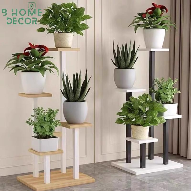 Kệ Khung Sắt nhiều tầng để chậu hoa cây cảnh trong nhà và ngoài trời BD10
