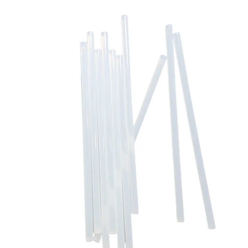 Oneou 10Pcs Clear Hot Melt Glue Stick 7mm for DIY Craft Electric Tool Heating Glue Gun