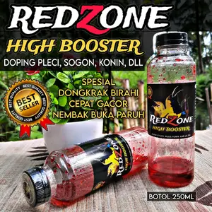 REDZONE HIGH BOOSTER NEKTAR DOPING  PLECI, SOGON, KONIN, DLL ( BOTOL 250 ML )..