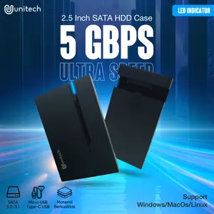 Casing Hardisk Harddisk Eksternal Unitech QuantumDrive Kesing HDD External 2.5 inch Sata USB 3.0