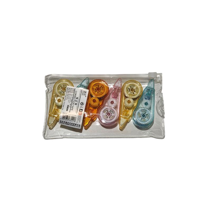 Tipex Kertas Squeezy 1 Set isi 6 / Correction Tape / Tip-EX Roll Murah 6