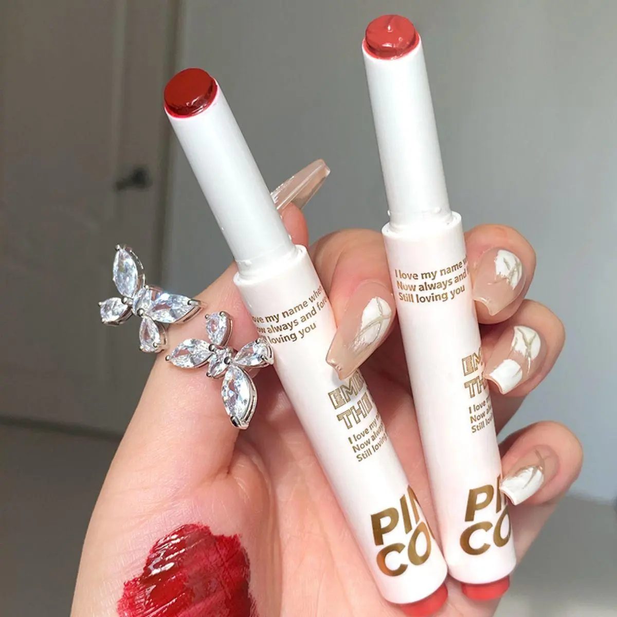 Long Lasting Lipstick, Moisturizing Mirror Lip Gloss, Glossy Lip Glaze, Plumping Lip Oil Lipstick For Girls & Women