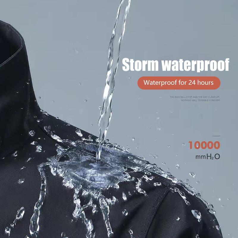Product Introduction of Motorcycle Raincoat Rain Pants Set Doubie-layer Waterproof  Prevent Rainstorm No Leakage Safer Riding 8