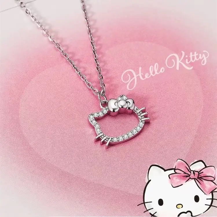 Vòng Cổ Hello Kitty, Mặt Dây Chuyền Hello Kitty, Dây Chuyền Xương Đòn, Giá Cả Phải Chăng, Thiết Kế Đẹp Độc Đáo Sang Trọng, Choker Cao Cấp, Dành Cho Phụ Nữ