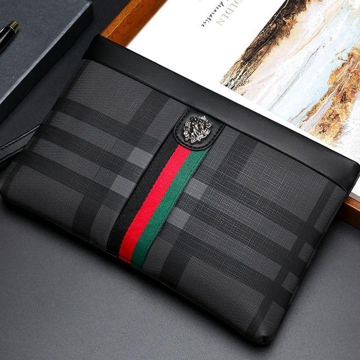 [90% Positive Feedback Rate] Men's Clutch 2022 New Clutch Men's Trendy Men's Bag Bags Business Hand Bag Big Brand Briefcase Men's Large Capacity 1