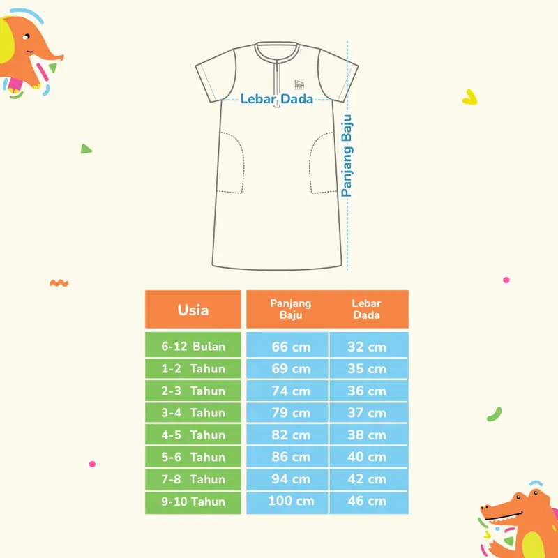 Little Me - Jubah Anak Laki Laki  Usia 6 bulan - 10 tahun Arsya Gamis 1