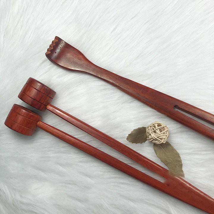 Gậy đấm lưng gỗ. Dụng cụ massage lưng, gãi lưng, đấm lưng hiệu quả.