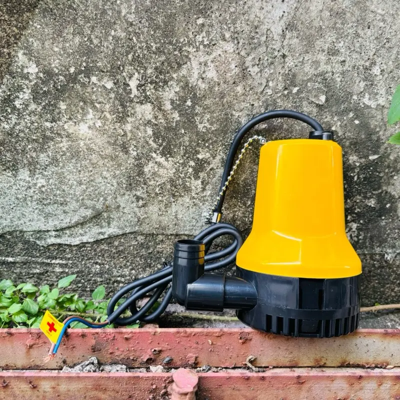 BƠM CHÌM NHỰA DC 12V - 80W, LƯU LƯỢNG 3L/H, ĐẨY TỐI ĐA 3M, HỌNG XẢ 25MM - SHOPPIN'S