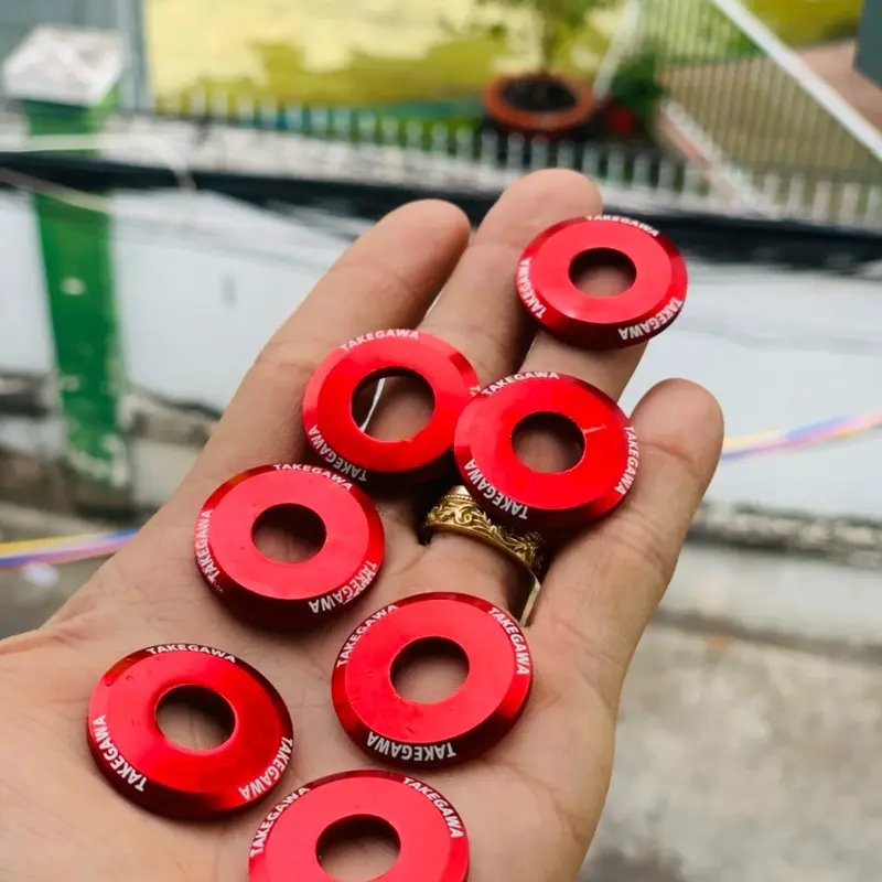 Lông đền đỏ Take lốc máy -6-8-10-12 Phụ Kiện Phụ Tùng 3