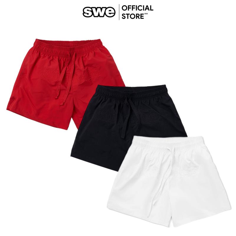 Quần Shorts Local Brand Unisex SWE KA SHORTS - Đỏ/Đen/Trắng
