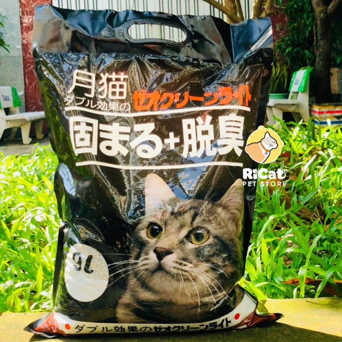 Cát Vệ Sinh mèo NHẬT ĐEN 9L Giá Rẻ Khử Mùi Vón Tốt