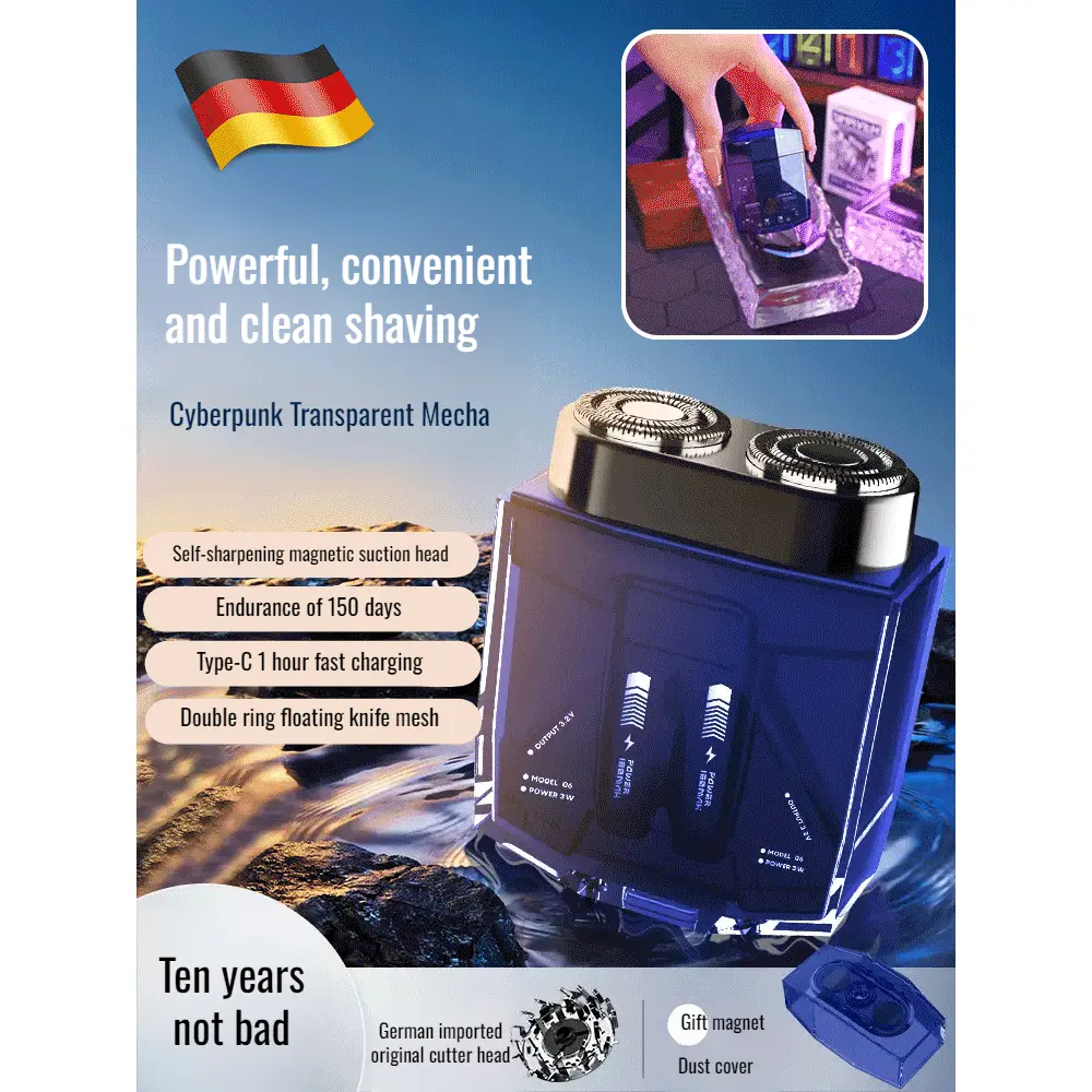 Compact highpowered electric shaver Comfort