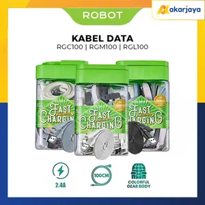 ROBOT RGM100 RGC100 RGL100 Kabel Data USB Micro Type C Lightning 1M