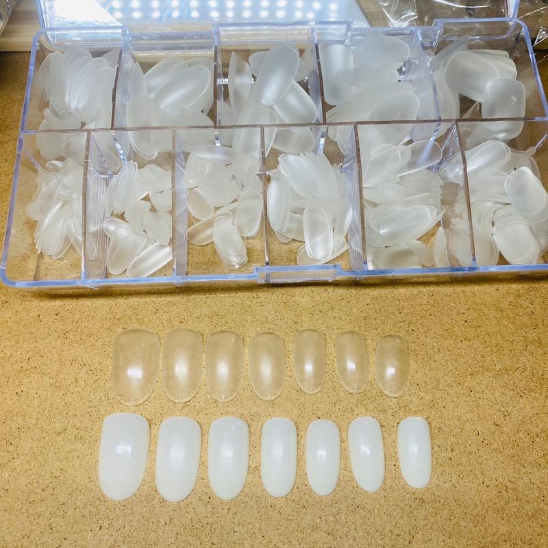 Móng úp tay HSM làm nail form tròn hộp 500 móng Nữ