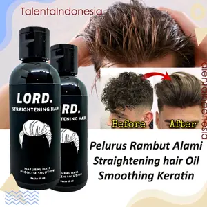 LORD PELURUS RAMBUT ORGANIK Berminyak Meluruskan