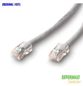 Kabel LAN UTP Original Belden dan Connector RJ45 Siap Pakai Roll