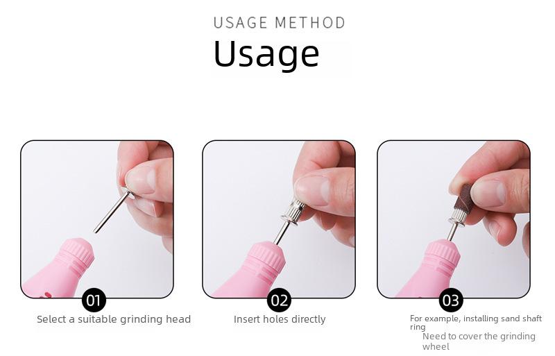 Product Introduction of Portable USB Nail Grinding Tool for Manicure 13