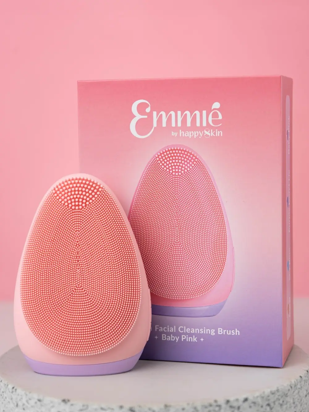 [Happyskinvn] Máy Rửa Mặt Đa Năng Emmié Premium Facial Cleansing Brush Sonic -Đạt Chứng Nhận FDA [CO1]