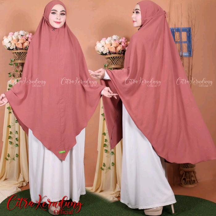 Gambar TALI JUMBO NONPAD Model Pinguin Lancip khimar,hijab syari Bahan Crinkle Air Flow Premium dari Gazala hijab Kota Administrasi Jakarta Barat Tokopedia