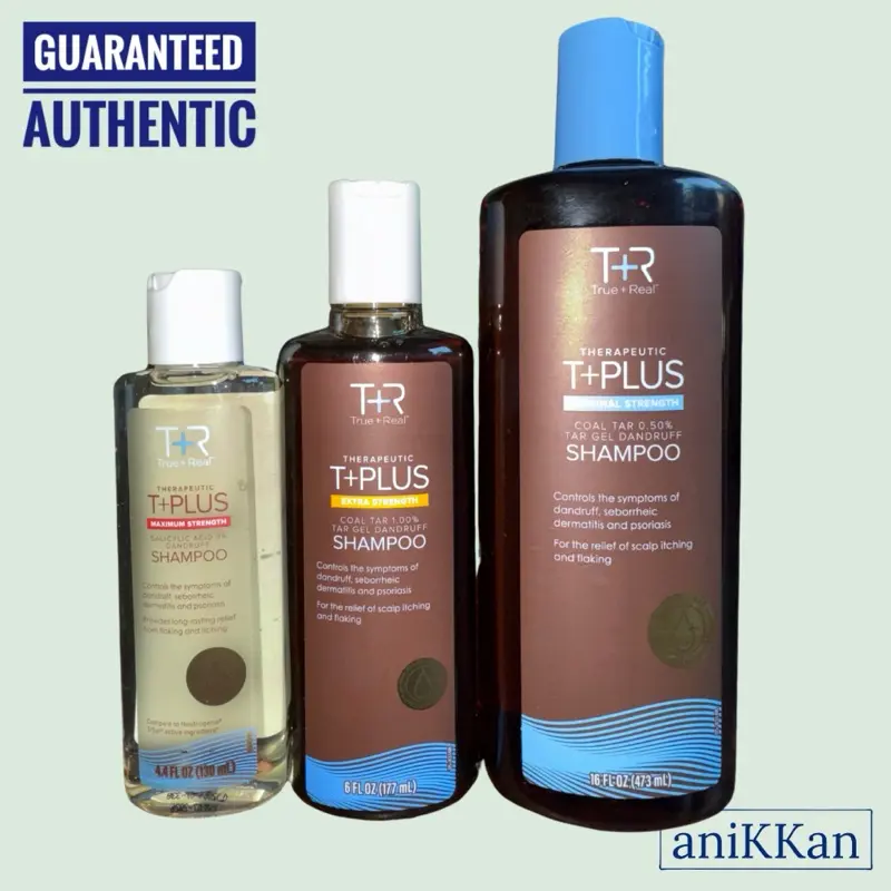 True+Real Coal Tar Therapeutic Plus Tar Gel Anti-Dandruff Shampoo T ...