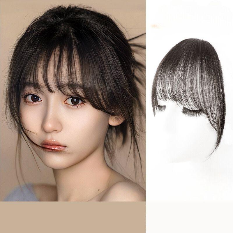 Tóc giả mái thưa ngắn phong cách Hàn Quốc AAA iLita hàng dệt tay cao cấp tự nhiên như tóc thật