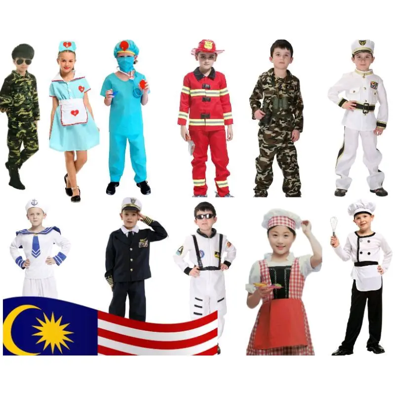 READY STOCK 4Y-14Y KIDS OCCUPATION COSTUME/BUDAK COSTUME KERJAYA KANAK-KANAK COSPLAY