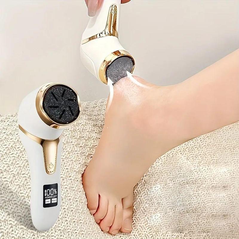 Electric Callus Remover for Feet with Vacuum, 1 Box Rechargeable Waterproof 2 Speed Foot File Scrubber, Foot Care Kit for Women & Men 1