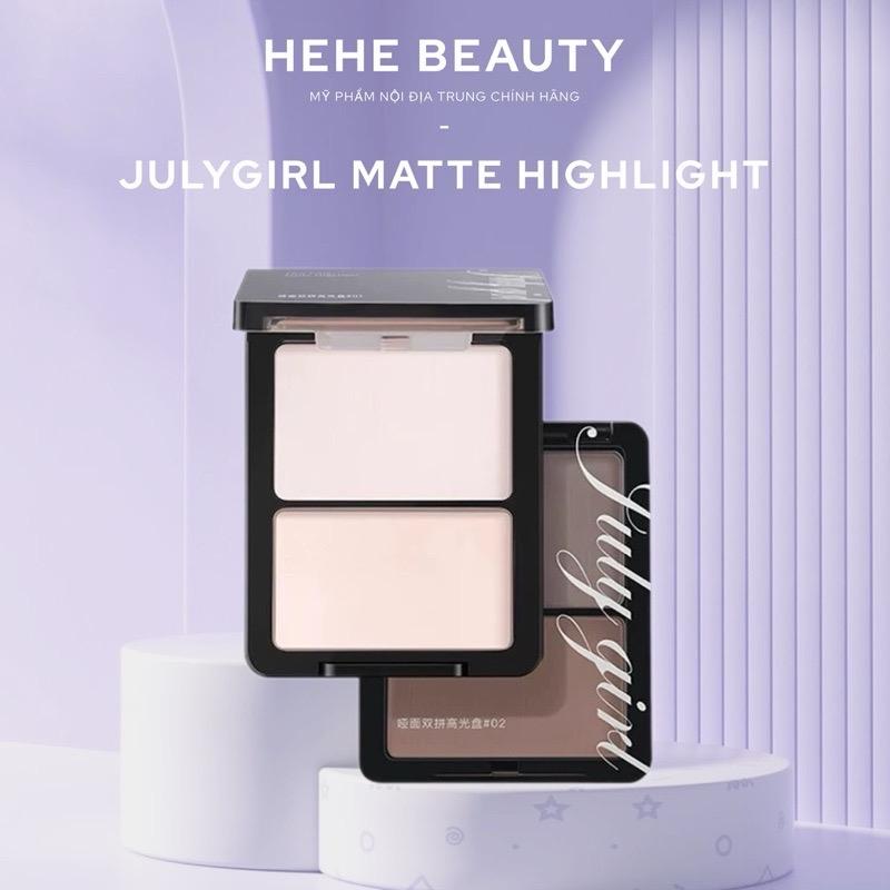 JULYGIRL - Phấn Highlight Lì JulyGirl, phấn bắt sáng lì JulyGirl